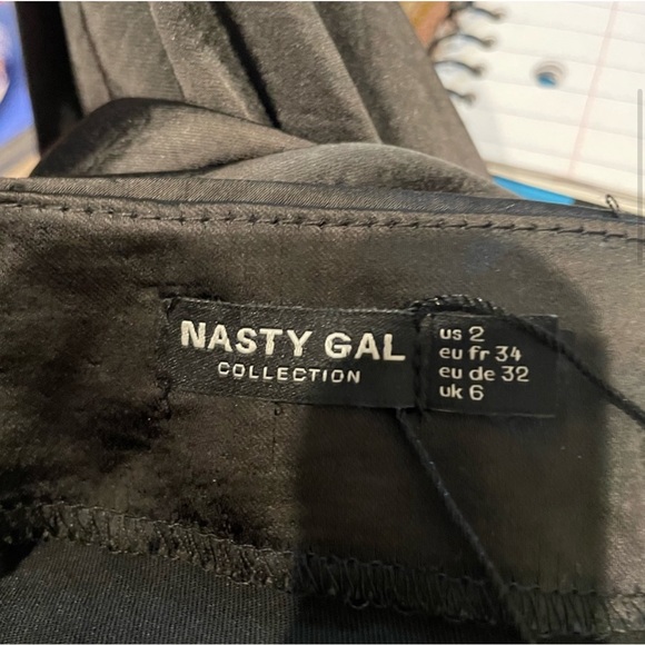 Nasty Gal Satine Black Maxi Skirt Size 2 New with Tags - Picture 3 of 5